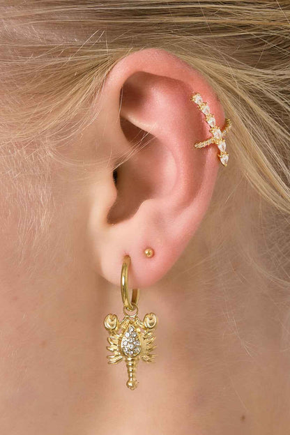 Elegant Drop Earrings for Women - Silver & Gold