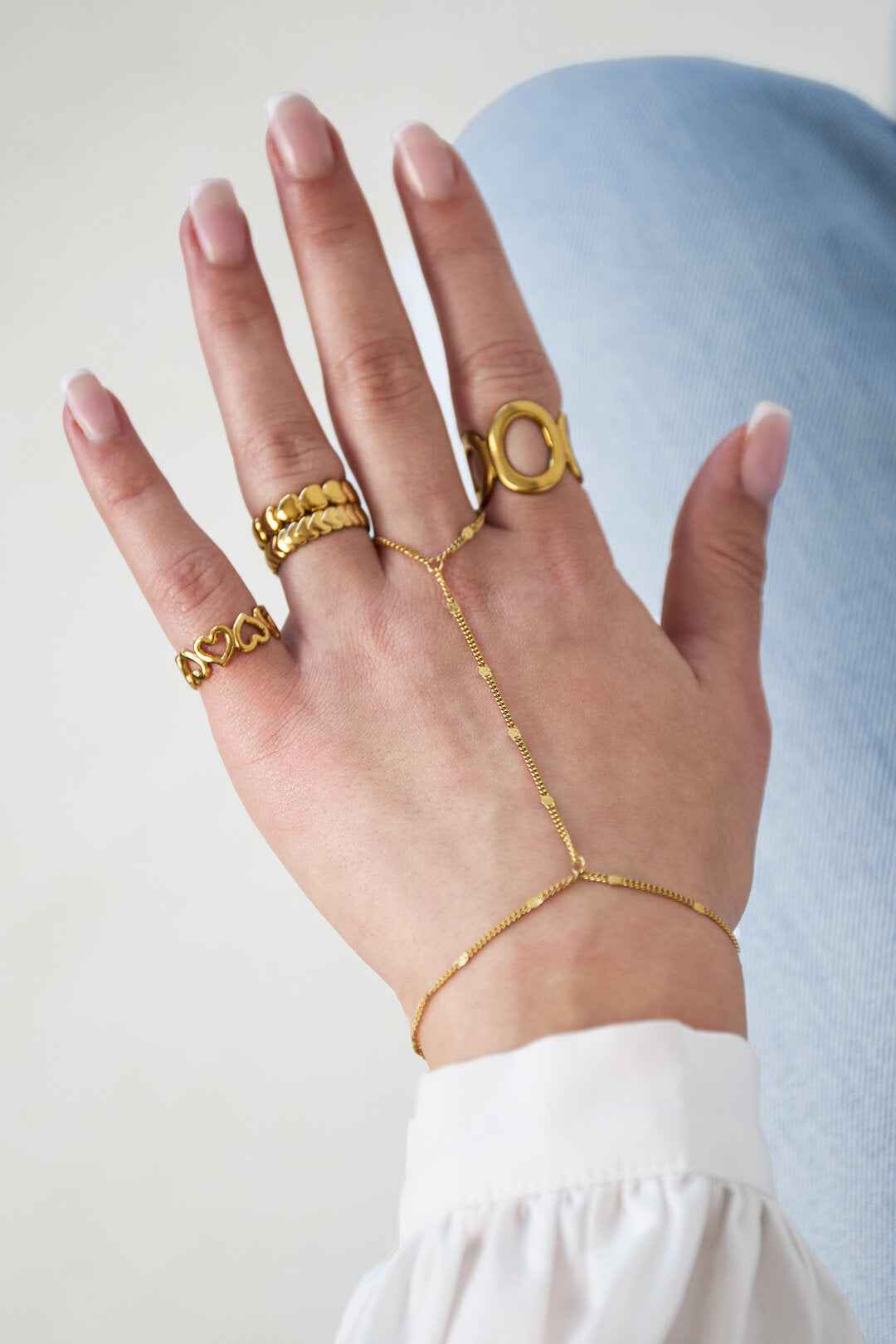 Handchain met patroon