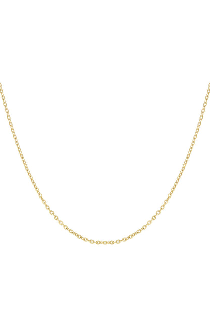 Elegant Gold Color Stainless Steel Chain Necklace