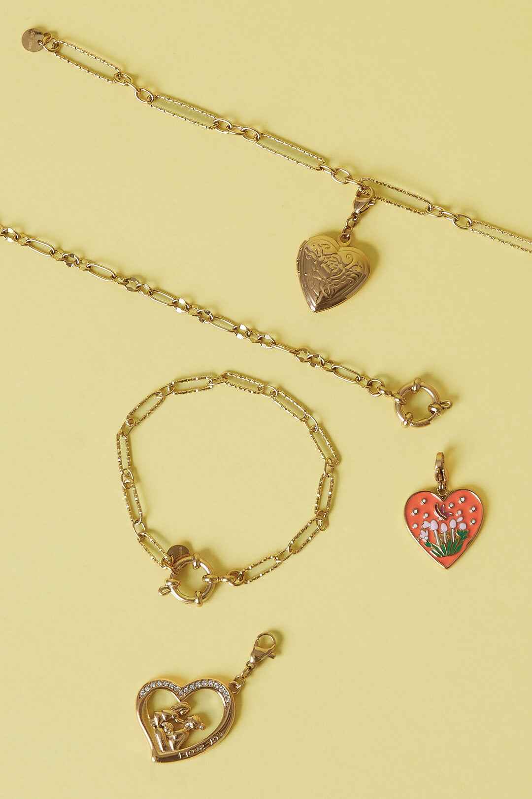 Armband met frontsluiting en wisselende schakels