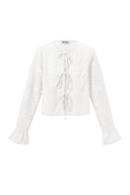 Elegant Spring/Summer Woven Long Sleeve Tops
