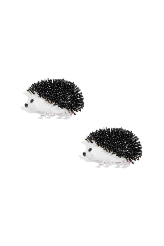 Elegant Black Animal Cufflinks for Women