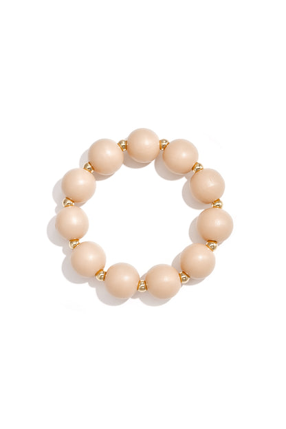 Chic Brown and Pink Beaded Bracelet for Everyday Elegance