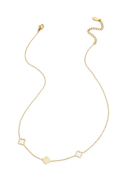 Elegant Clover Chain Necklace for Everyday Glam