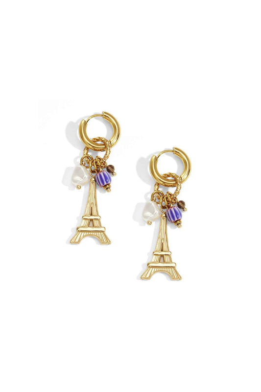 Stylish Gold-Toned Drop Earrings for Daily Wear