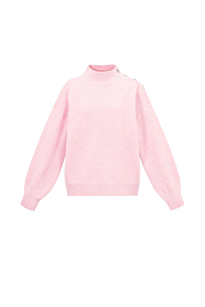 Cozy Knit Sweater for Fall/Winter in Trendy Colors
