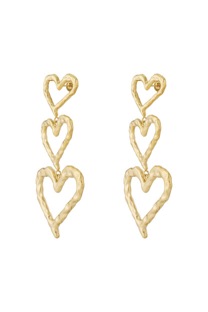 Elegant Dangle Earrings for Women - Silver & Gold
