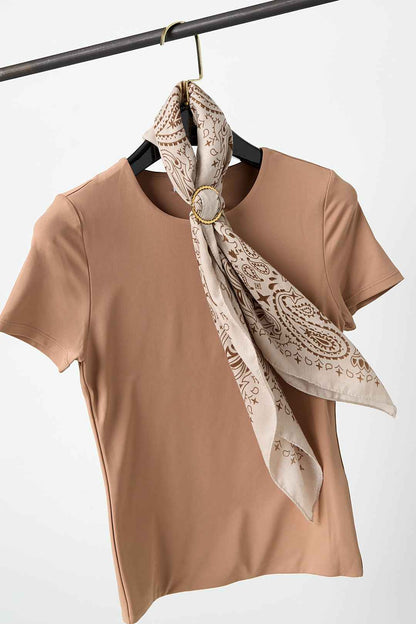Summer scarves Flower Daily Polyester Daily Accessories