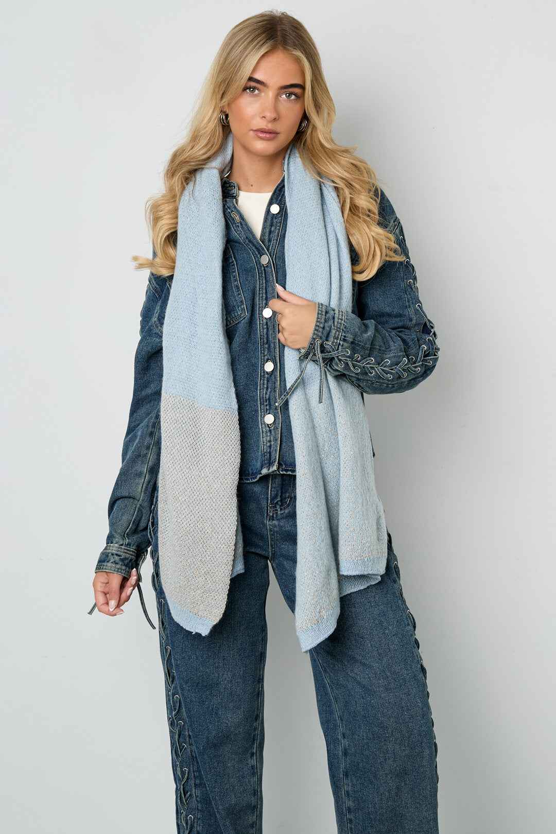 Soft Polyester Winter Scarf for Women - Multiple Colors