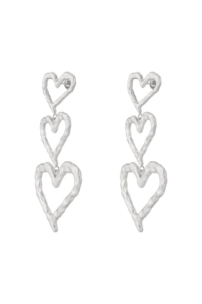 Elegant Dangle Earrings for Women - Silver & Gold
