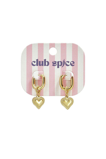 Elegant Heart-Shaped Drop Earrings for Women