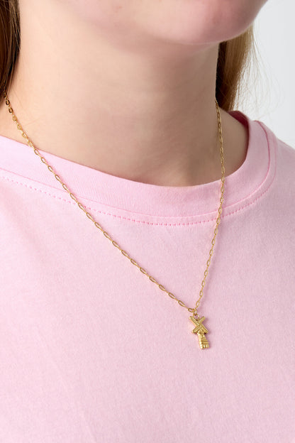 Stylish Stainless Steel Cartoon Pendant Necklace