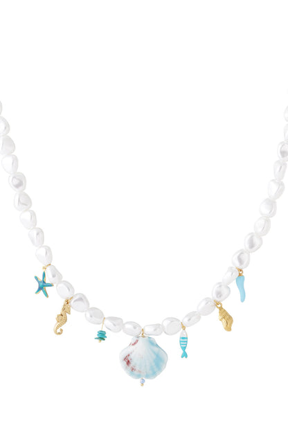 Chic Artificial Pearl Necklace for Spring/Summer Elegance