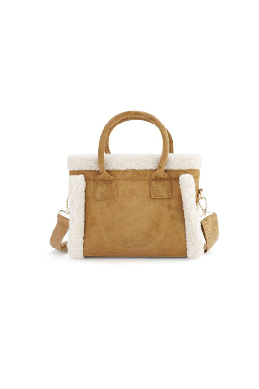 Chic Cotton Patchwork Shoulder Bag for Women