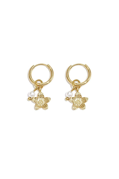 pearl blossom oorbellen
