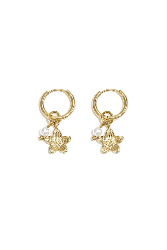 pearl blossom oorbellen
