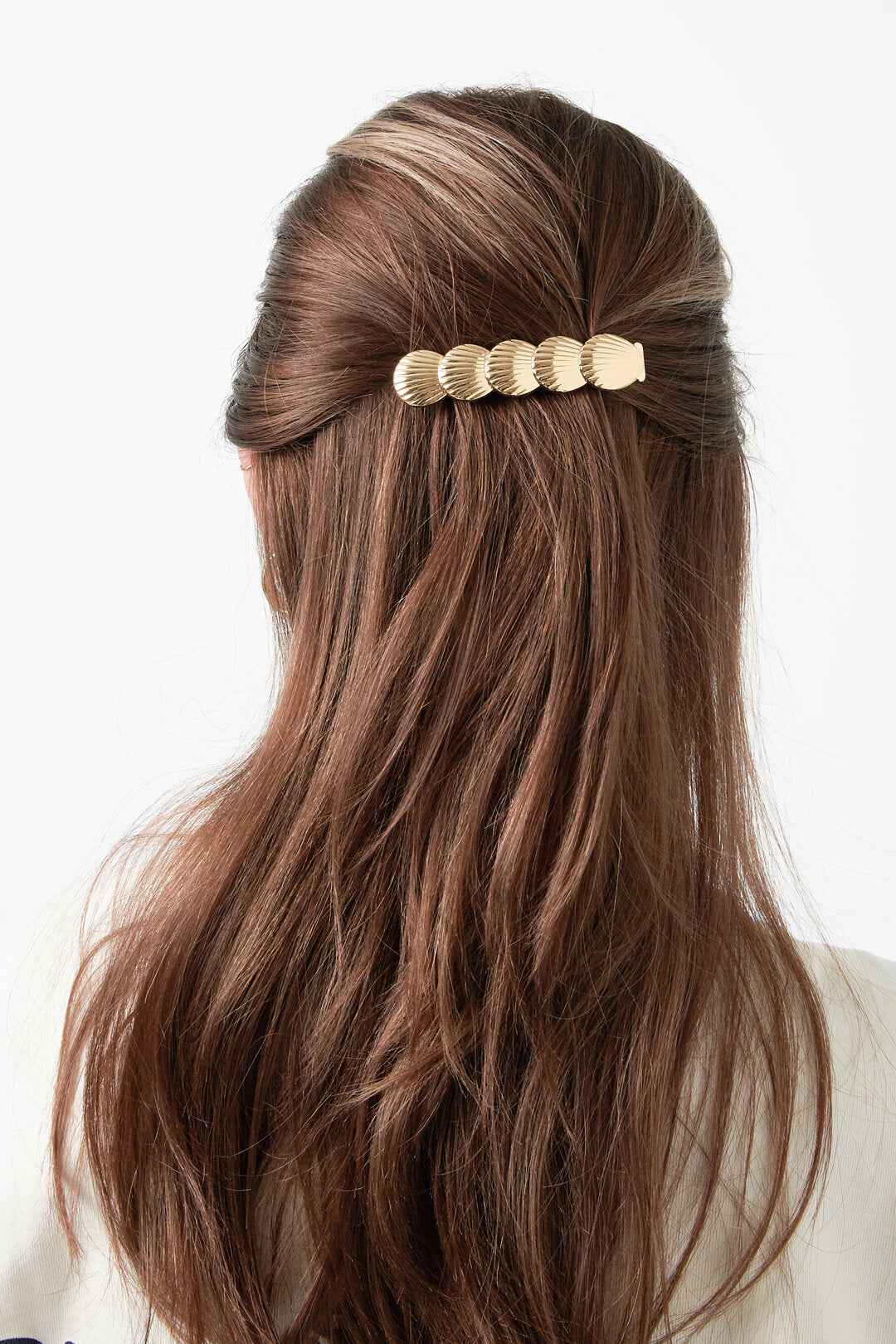 Haarclips van schelp, geschikt voor dagelijks gebruik, legering, vakantie-/strandaccessoires