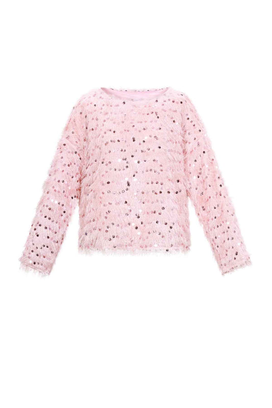 Elegant Sequined Long Sleeve Tops for Fall/Winter