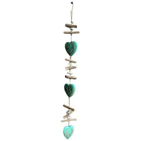 Hart Slinger Drijfhout – Turquoise