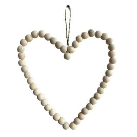 Heart Beads Naturel – Maat S