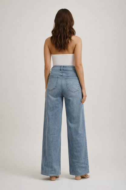 Kathy Wide Leg jeans achterkant