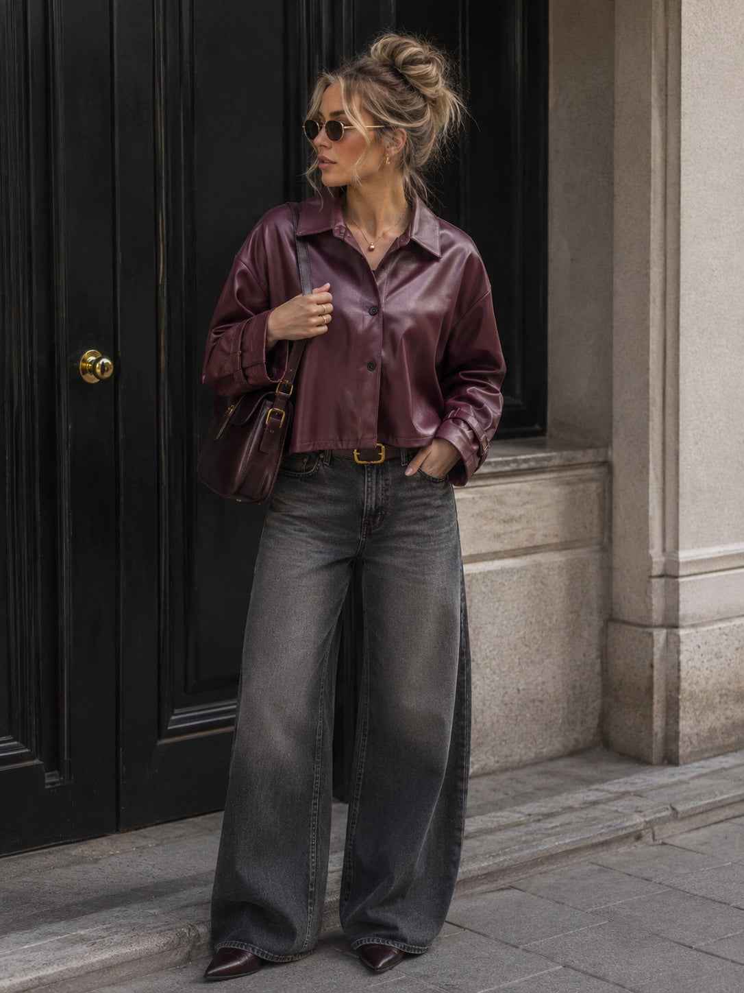 Blouson Jasje Liv – Leatherlook