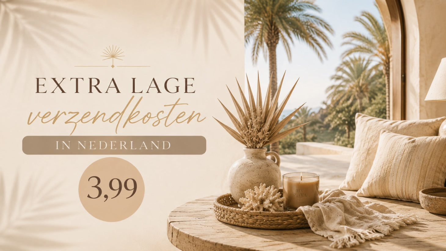 My Zaya hero banner lage verzendkosten