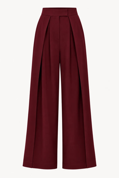 Pantalon Elara bordeaux productfoto