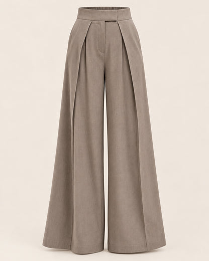 Pantalon Elara taupe productfoto
