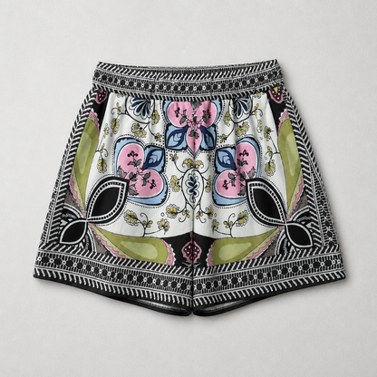 pistache set dames, set met meerkleurige