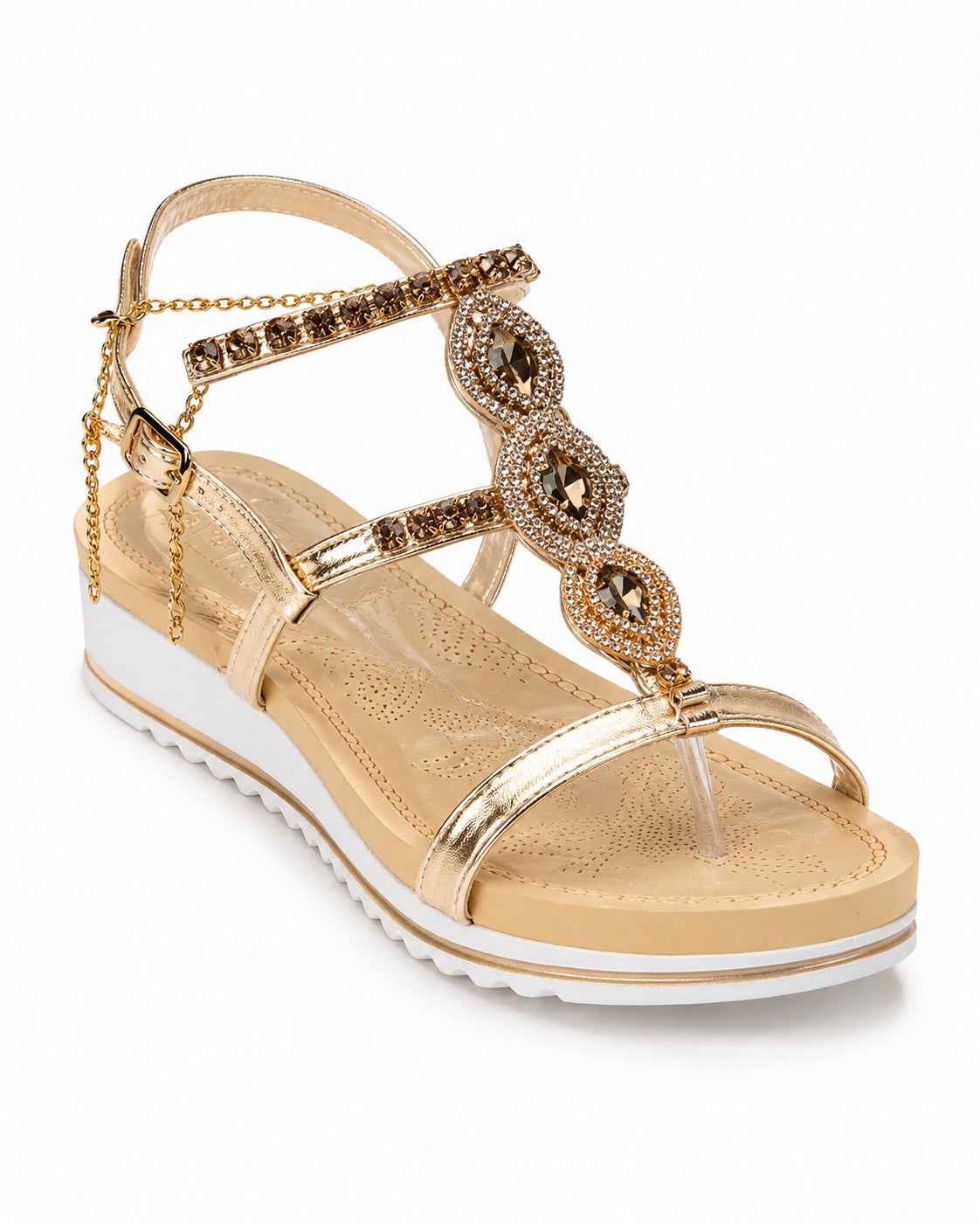 Sandalen Elena Gold