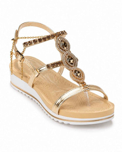 Sandalen Elena Gold