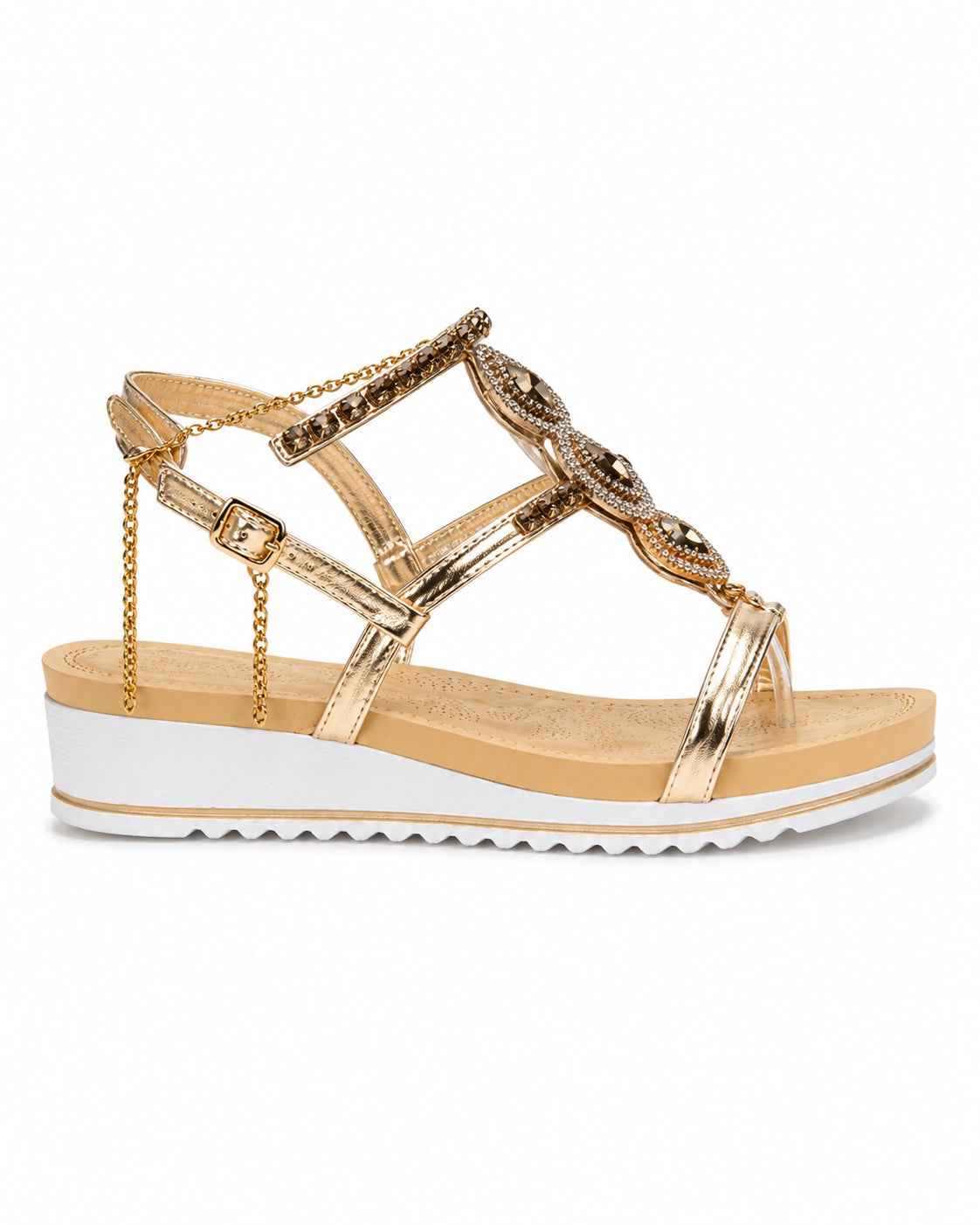 Sandalen Elena Gold