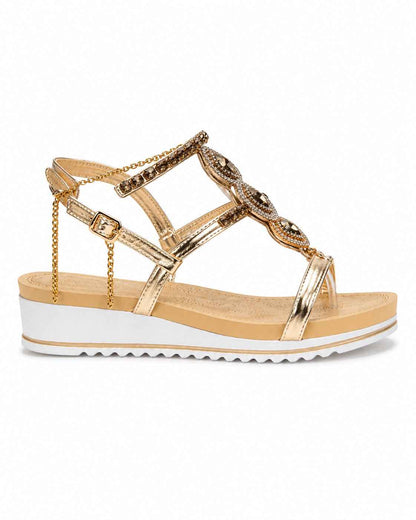 Sandalen Elena Gold