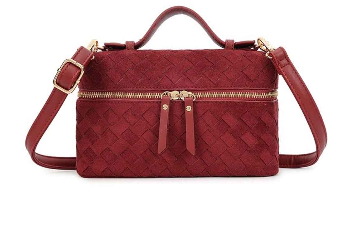Tas Solène – Woven Suede