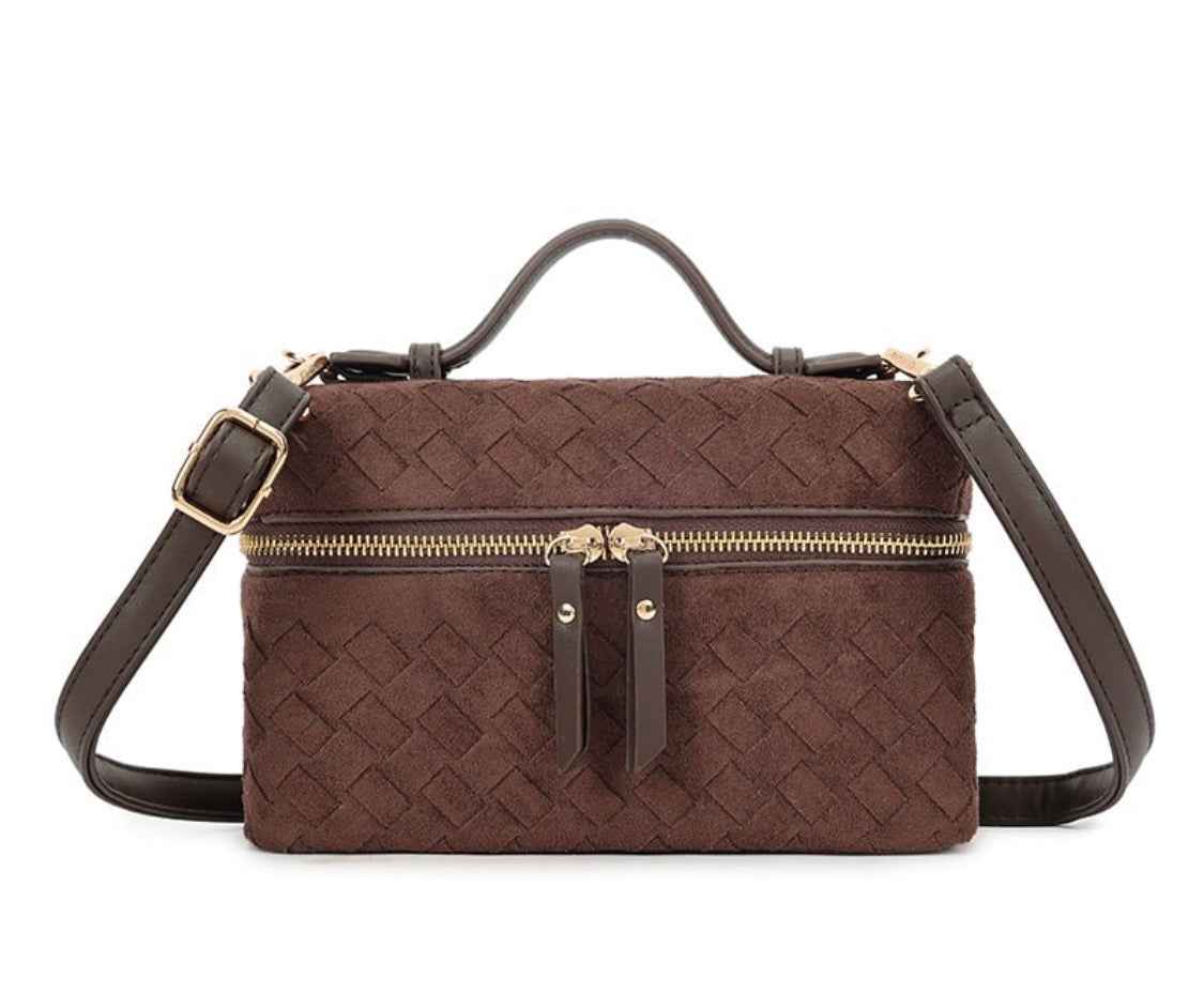 Tas Solène – Woven Suede