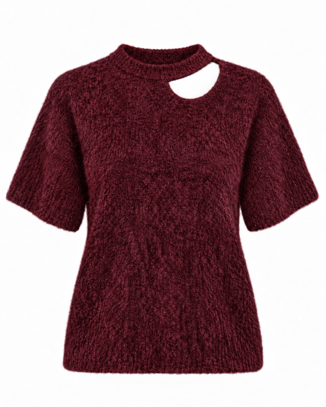 Trui Yara Open Shoulder bordeaux productfoto